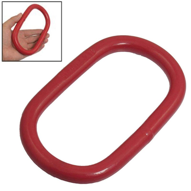 COMOK 2T 4400Lbs High Strength Oval Lashing Lifting Ring Tool, Red - Image 2